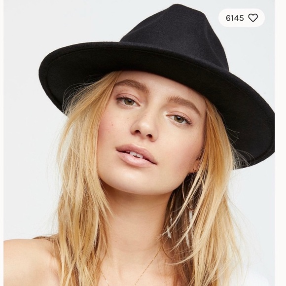 Free People Wythe Leather Band Wool Hat in Black - Picture 6 of 12